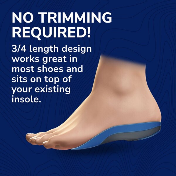 Dr. Scholl’s® Custom Fit® Orthotics 3/4 Length Inserts, CF 310, Insoles Fit Men & Womens Shoes