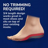 Dr. Scholl’s® Custom Fit® Orthotics 3/4 Length Inserts, CF 420, Insoles Fit Men & Womens Shoes, thumbnail image