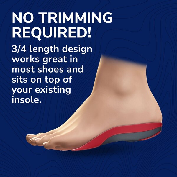 Dr. Scholl’s® Custom Fit® Orthotics 3/4 Length Inserts, CF 420, Insoles Fit Men & Womens Shoes
