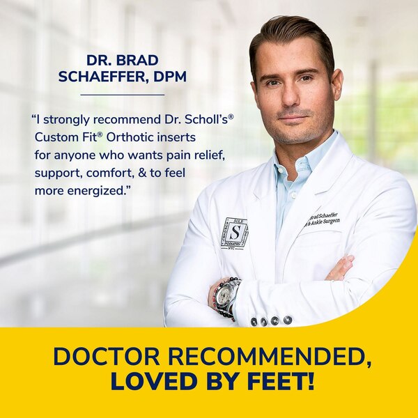 Dr. Scholl’s® Custom Fit® Orthotics 3/4 Length Inserts, CF 430, Insoles Fit Men & Womens Shoes