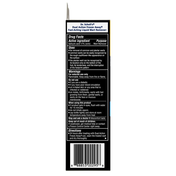 Dr Scholl's Freeze Away Dull Action Wart Remover Spray