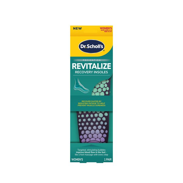 Dr. Scholl's Revitalize Recovery Insoles, Women's 6-10, 1 Pair