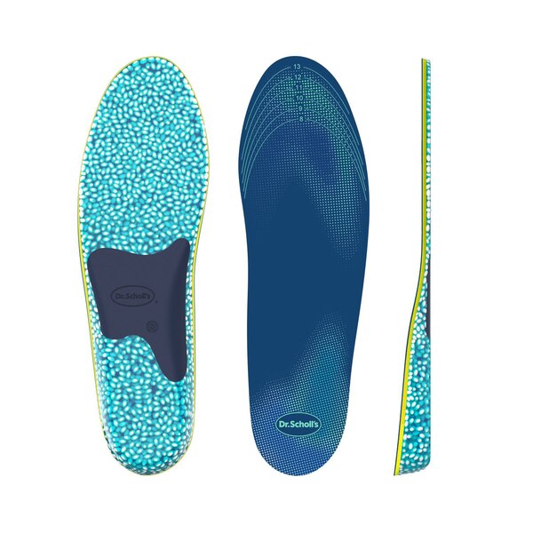 Dr. Scholl's® 24-Hour Energy Multipurpose Insoles, Returns Energy with every step, Relieves Foot Pressure & Tired Achy Feet, Memory Foam & Gel Insert, Men's Shoe Size 8-14, 1 Pair