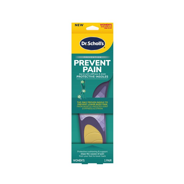 Dr. Scholl's Prevent Pain Lower Body Protective Insoles, Women's 6-10, 1 Pair
