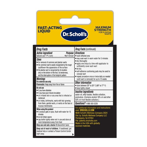 Dr. Scholl's Liquid Plantar War Remover, 1.3OZ