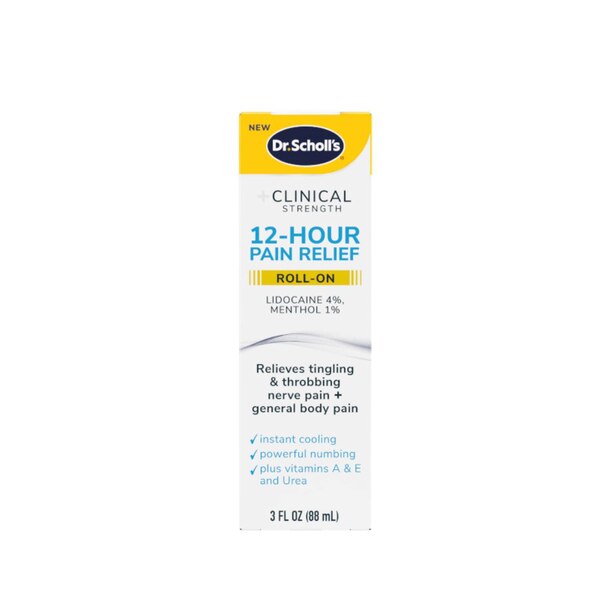 Dr Scholl's Clinical Strength 12 Hour Pain Relief Roll-On, 3.5OZ