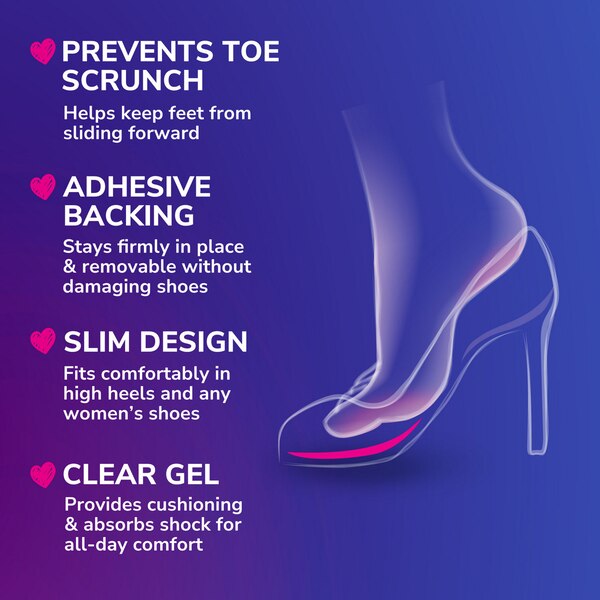 Dr. Scholl's Stylish Step Ball of Foot Cushion for High Heels, 1 pair