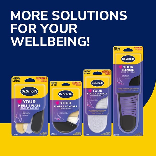 Dr. Scholl's Stylish Step High Heel Relief Insoles, Size 6-10, 1 pair