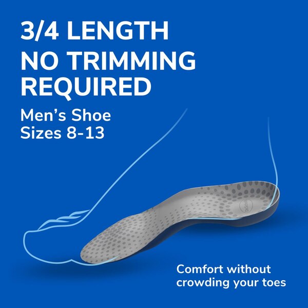 Dr. Scholl's Men's Tri-Comfort Insoles, Size 8-12