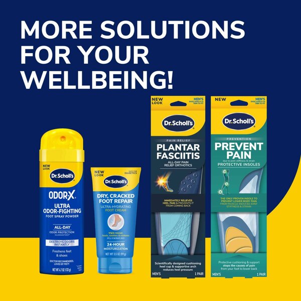 Dr. Scholl's Men's Tri-Comfort Insoles, Size 8-12