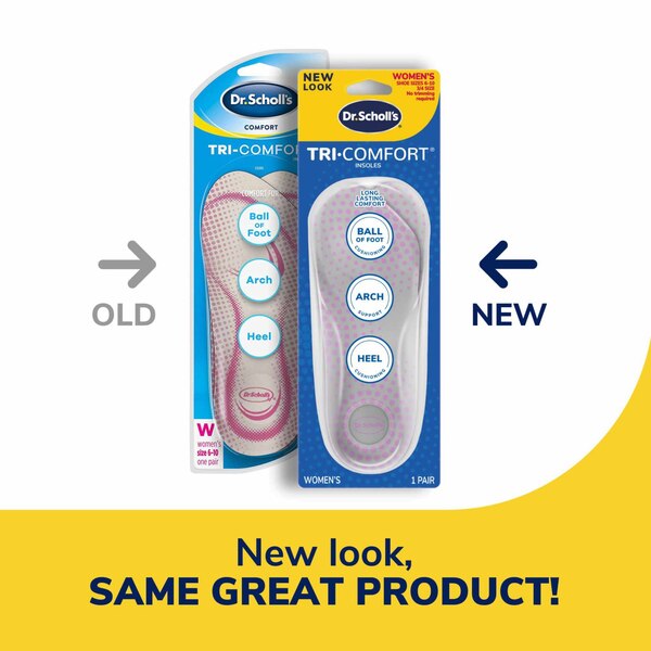Dr. Scholl's Women's Tri-Comfort Insoles, Size 6-10