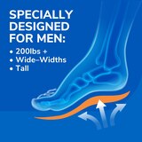 Dr. Scholl's Men's Comfort and Energy Extra Support Insoles, Size 8-14, thumbnail image
