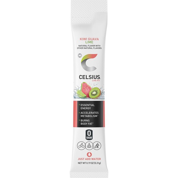 Celsius Kiwi Guava Lime OTG Packets, 6 ct