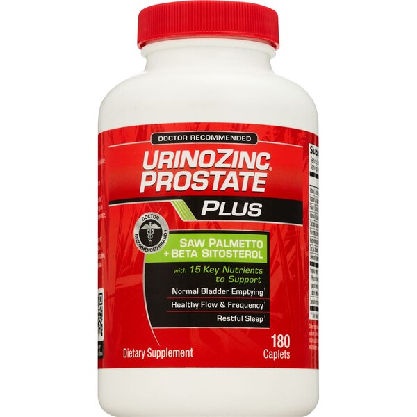 Urinozinc Prostate Plus With Saw Palmetto & Beta Sitosterol, 180 CT