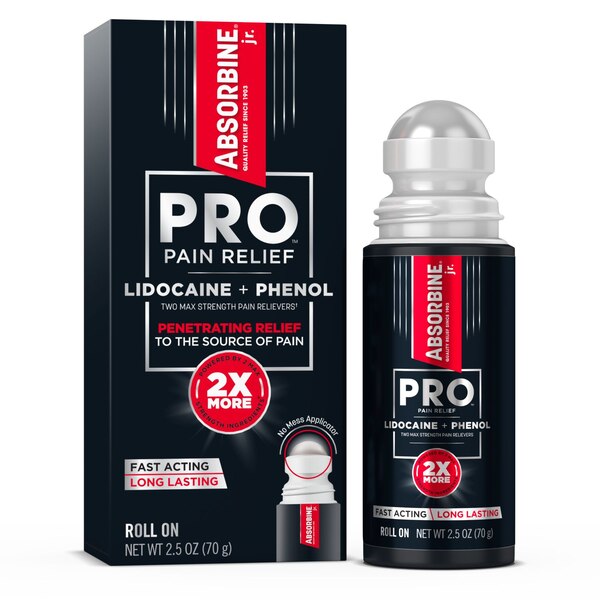 Absorbine Jr Pro No Mess Roll On, 2.5 OZ