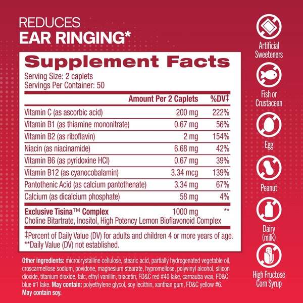 Lipo Flavonoid Plus Ear Ringing Caplets, 90 CT