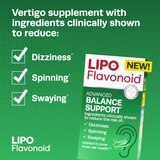 Lipo-Flavonoid Advanced Balance Support Caplets for Vertigo Symptoms, 30 CT, thumbnail image