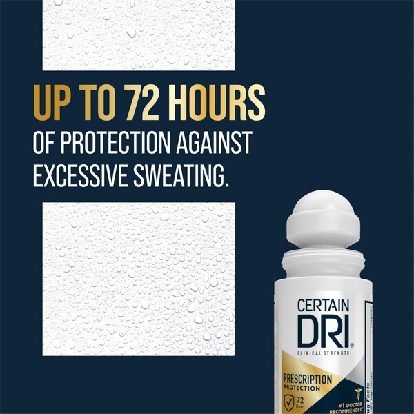 Certain Dri Extra Strength Clinical 72-Hour Antiperspirant Roll-On, 1.2 OZ