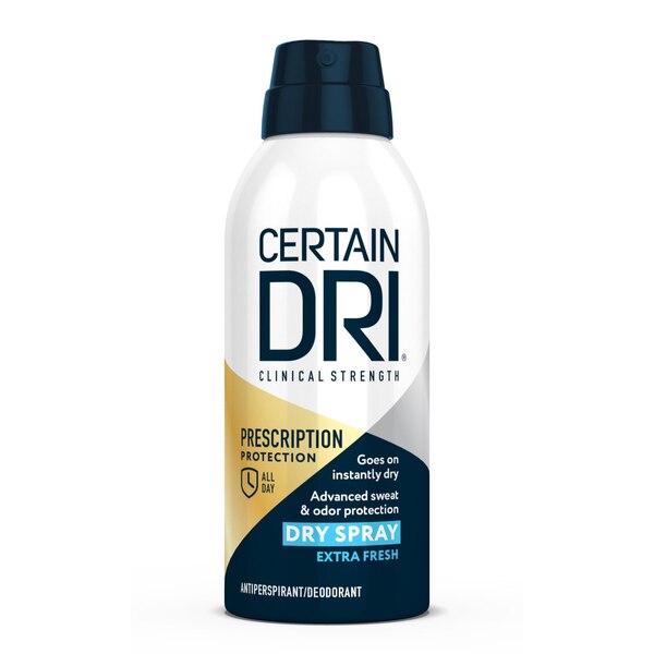 Certain Dri Clinical Strength Antiperspirant Dry Spray, Extra Fresh, 4.2 OZ