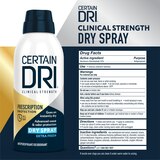 Certain Dri Clinical Strength Antiperspirant Dry Spray, Extra Fresh, 4.2 OZ, thumbnail image 2 of 6