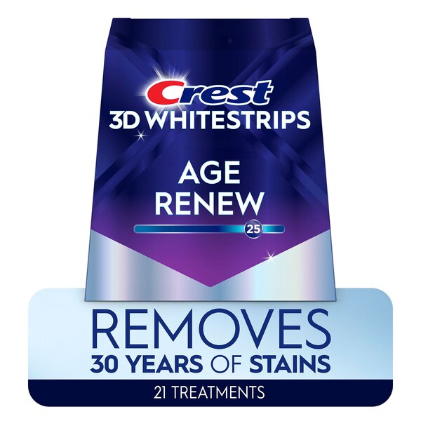Crest 3D Whitestrips Dental Whitening Kit, Supreme Bright, 21 Treatments
