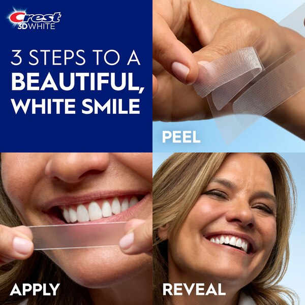Crest 3D Whitestrips Dental Whitening Kit, Supreme Bright, 21 Treatments