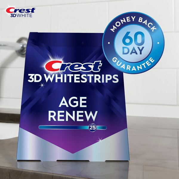 Crest 3D Whitestrips Dental Whitening Kit, Supreme Bright, 21 Treatments