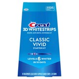 Crest 3D Whitestrips Dental Whitening Kit, Classic Vivid, 10 Treatments, thumbnail image