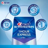 Crest 3D Whitestrips Dental Whitening Kit, 1 Hour Express, 10 Treatments, thumbnail image