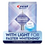 Crest 3D White Easy-To-Use Whitening Pen + Led Light, 0.13 OZ, thumbnail image