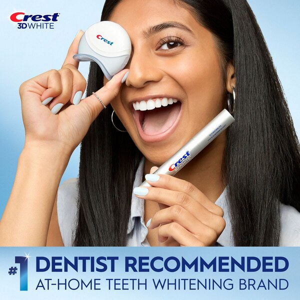 Crest 3D White Easy-To-Use Whitening Pen + Led Light, 0.13 OZ