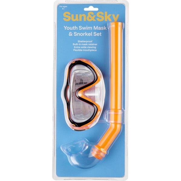 Sun & Sky Youth Swim Mask & Snorkel Set
