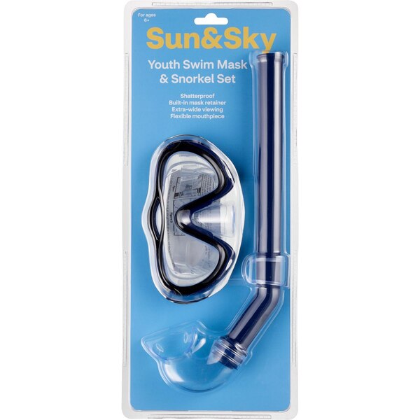 Sun & Sky Youth Swim Mask & Snorkel Set
