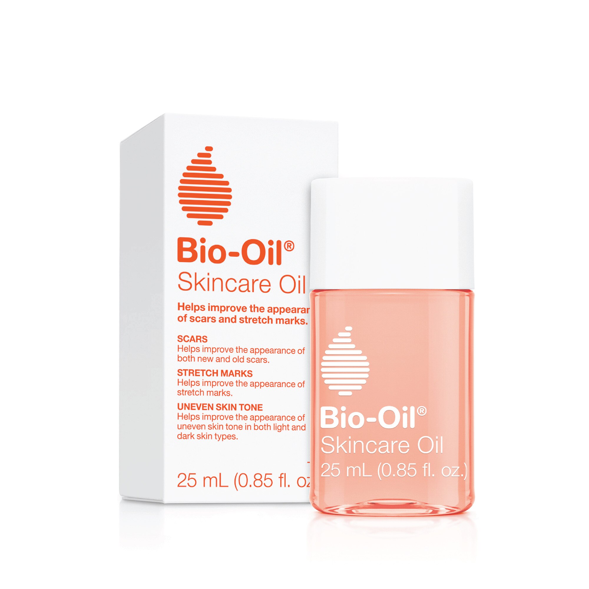 Bio-Oil Trial Size Body Oil for Scars and Stretchmarks, Non-Greasy, 0.85 OZ