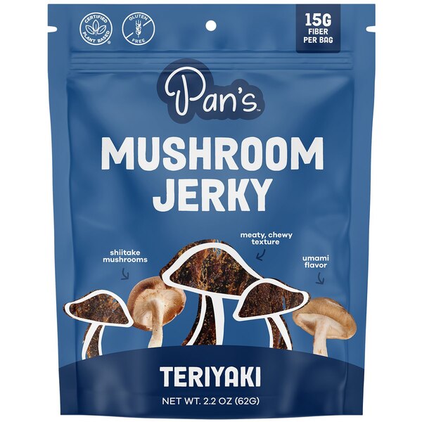 Pan's, Teriyaki Mushroom Jerky, 2.2 oz