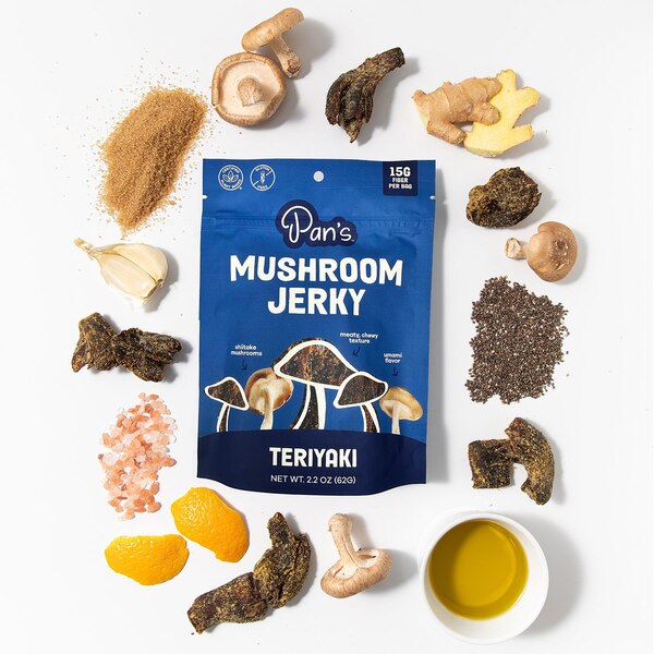Pan's, Teriyaki Mushroom Jerky, 2.2 oz