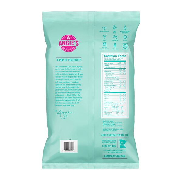 Angie's Boomchickapop Light Kettle Corn Popcorn, 5 oz