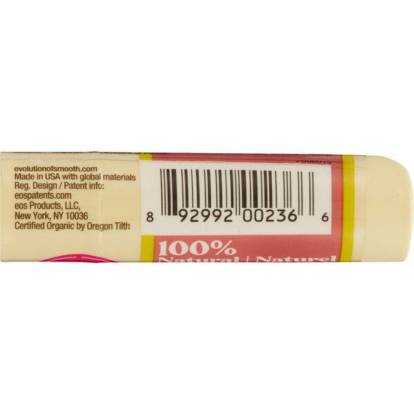 eos 100% Natural & Organic Lip Balm Stick - Vanilla Bean, 0.14 OZ