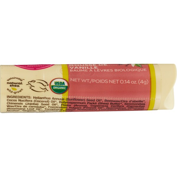 eos 100% Natural & Organic Lip Balm Stick - Vanilla Bean, 0.14 OZ