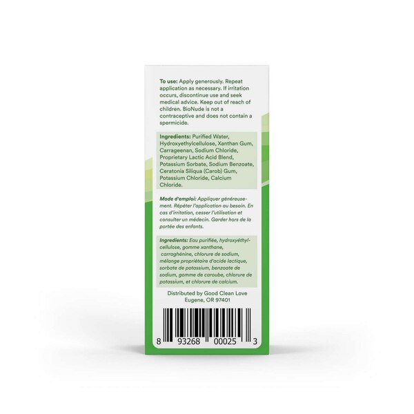 GCL Bio Nude Personal Lubricant, 3 OZ