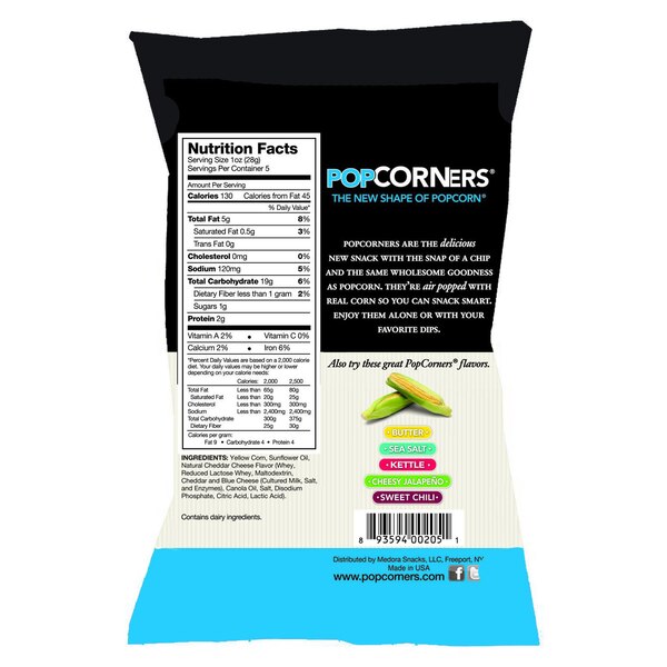 PopCorners Popped Corn Chips, 5 OZ
