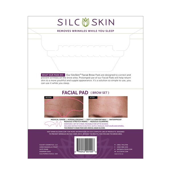 SilcSkin Facial Pads – Brow set