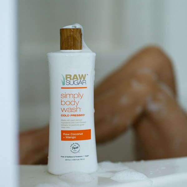 Raw Sugar Living Simply Body Wash, 25 oz