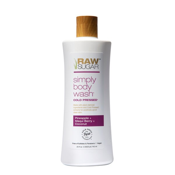 Raw Sugar Living Simply Body Wash, 25 oz