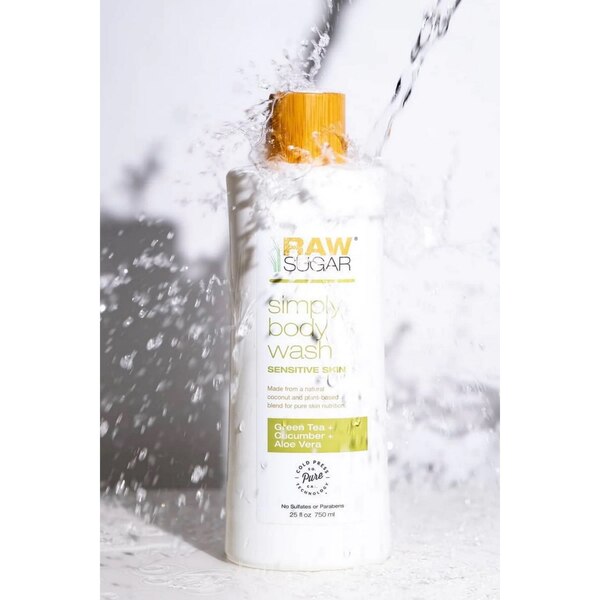 Raw Sugar Living Simply Body Wash, 25 oz