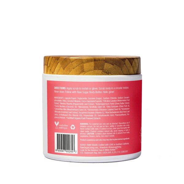 Raw Sugar Living Sugar Scrub, 15 oz