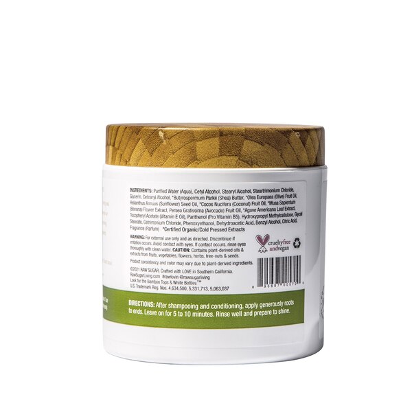 Raw Sugar Healing Power Hair Masque, 12 OZ