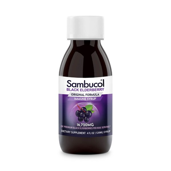 Sambucol Black Elderberry Immune Support Liquid, 4 OZ