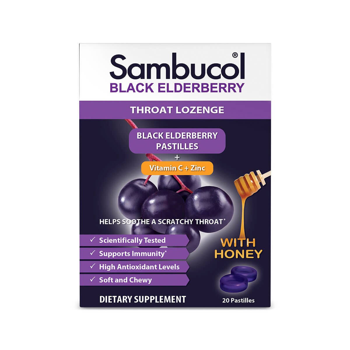 Sambucol - Pastillas, fórmula original, 20 u.