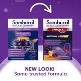 Sambucol Black Elderberry Throat Lozenge, 20 CT, thumbnail image